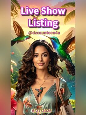 🐦✨ HUMMINGBIRD LIVE SHOW LISTING